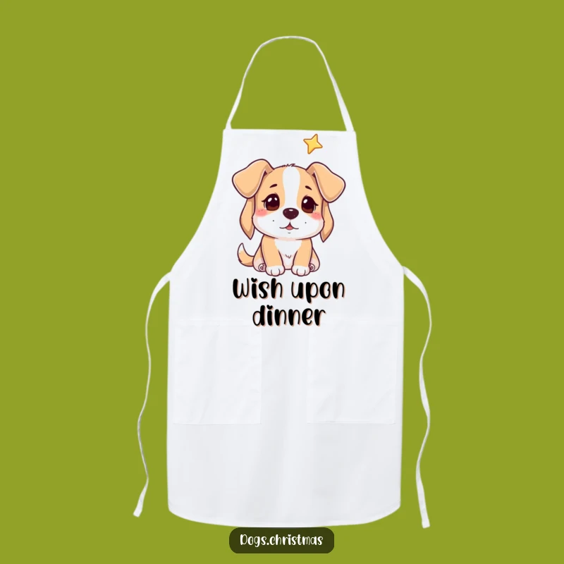 Funny Hopeful Dog Star Apron - Dreamy & Hilarious Kitchen Gift!