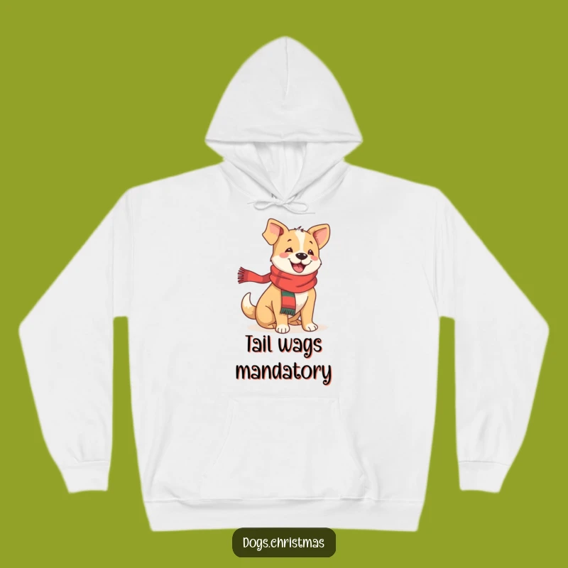 Cozy Funny Festive Dog Hoodie: Warm Comfort with Joyful Vibes