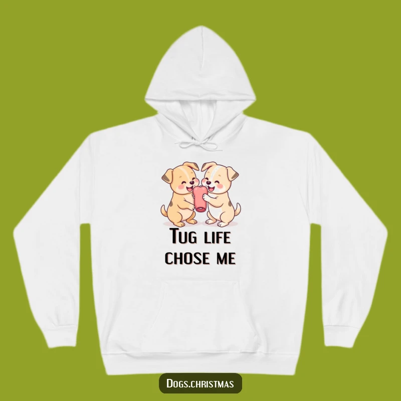 Funny Dog Wrestling Hoodie: Cozy Kawaii Pups Sweatshirt, Perfect Humorous Gift!