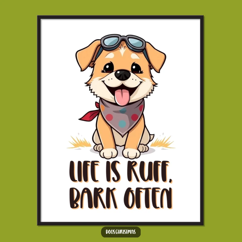 Free Printable Dog Wall Art: Hilarious Outdoor Joyful Canine Downloadable Decor