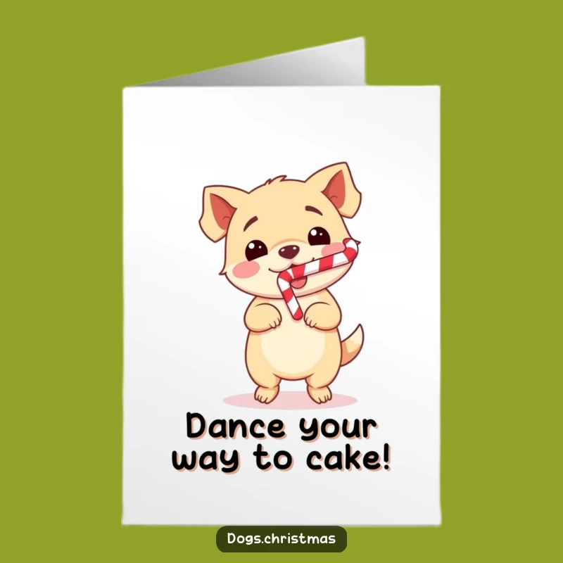Happy Dance Free Printable Dog Birthday Card - Sweet Joy Downloadable Fun