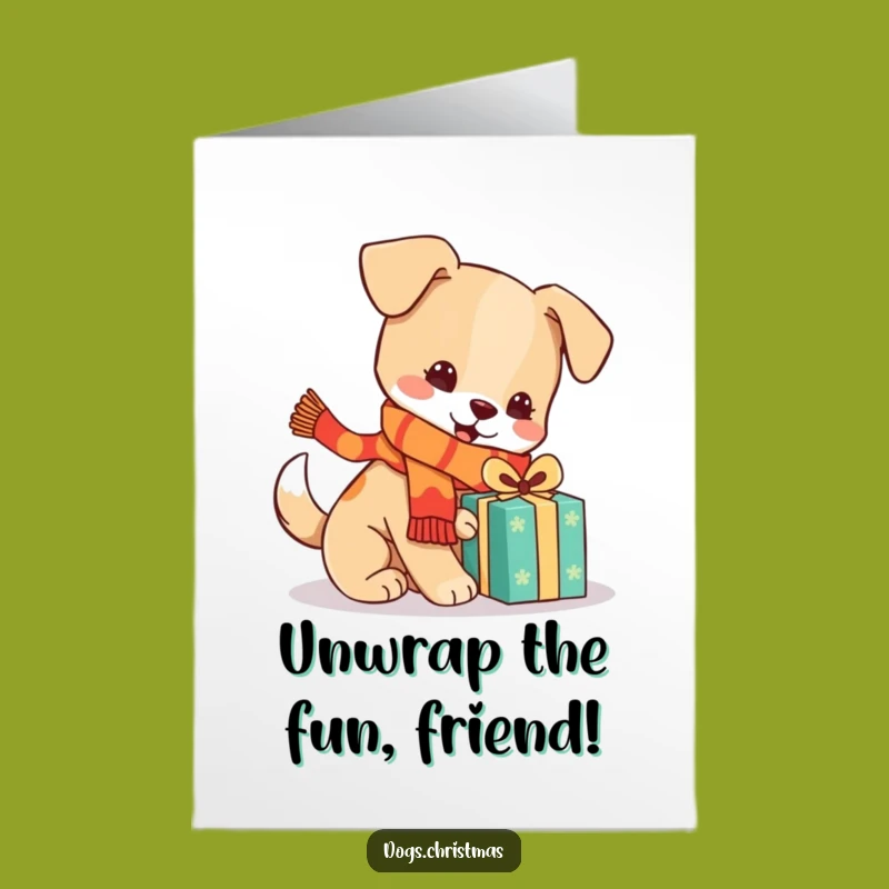 Free Printable Festive Dog Birthday Card: Funny DIY Downloadable Gift for Pup Lovers