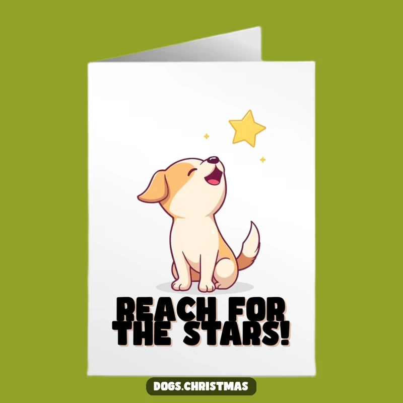 Free Printable Dog Congrats Card: Star Howl Downloadable Gift