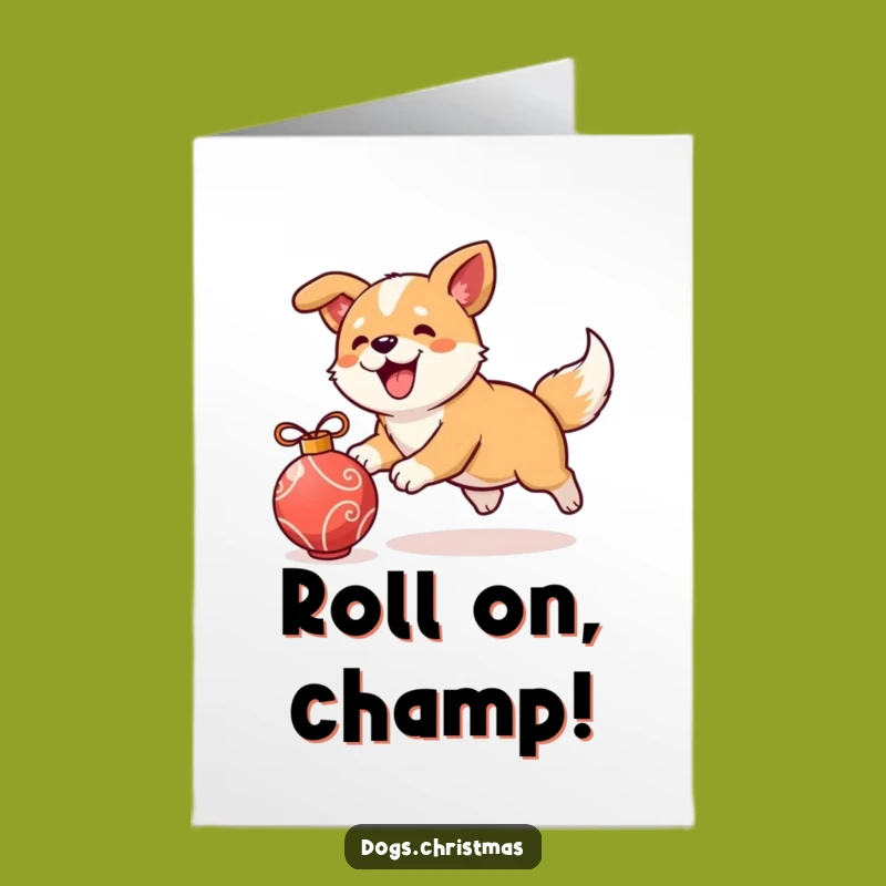 Free Printable Kawaii Dog Congrats Card: Funny DIY Downloadable Gift for Playful Wins