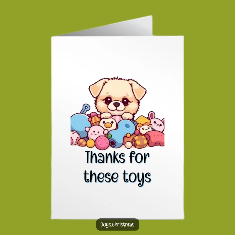 Free Printable Fluffy Dog Thank You Card: Funny DIY Downloadable Gift of Gratitude