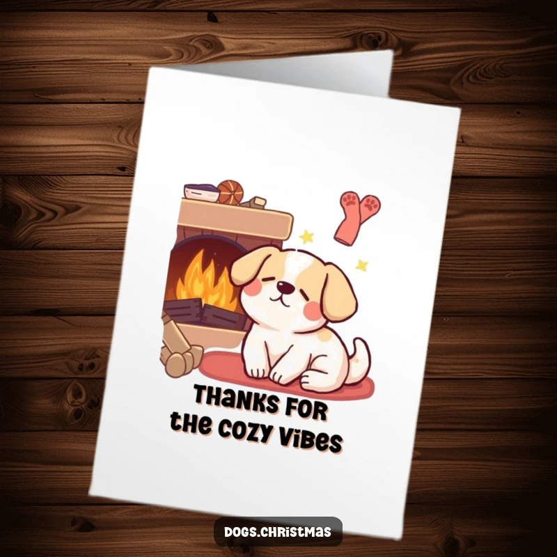 Funny Free Printable Thank You Card: A kawaii dog sleeps soundly dreaming, a heartwarming downloadable gift.