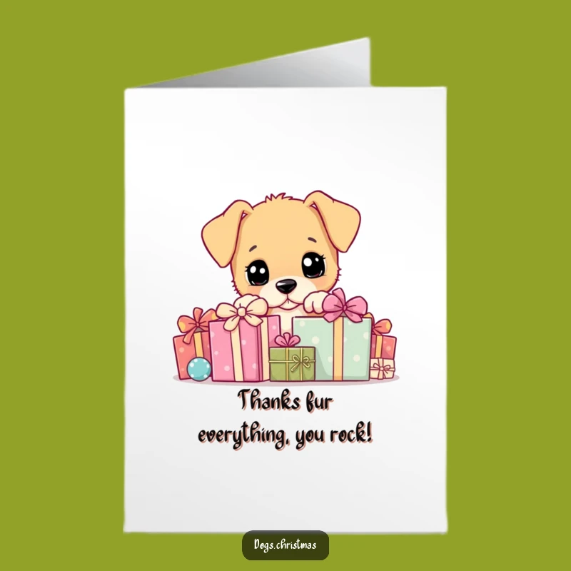 Free Printable Puppy Thank You Card: Funny Dog & Gifts Downloadable for Gratitude