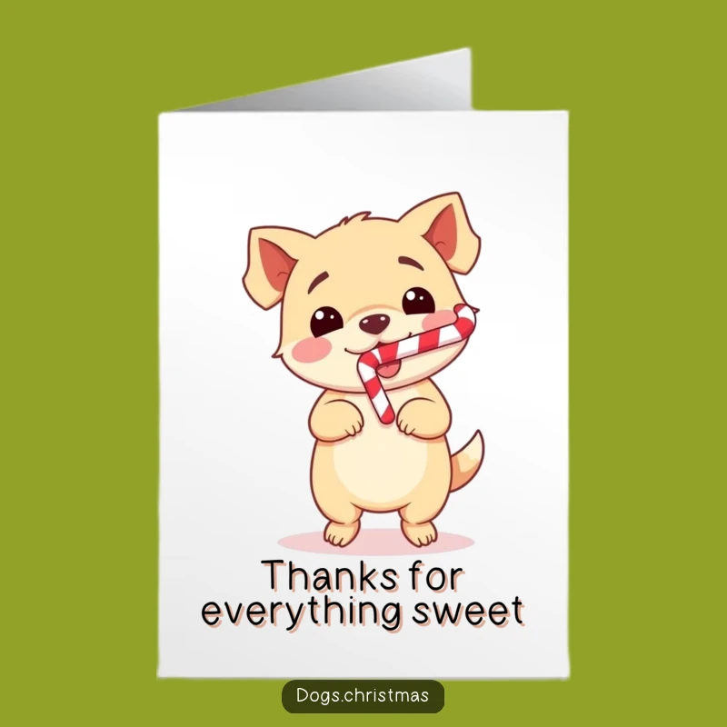 Sweet Thanks! Free Printable Dog Card - Happy Dance Downloadable Gratitude