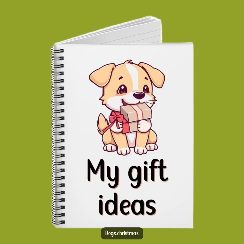 Funny Dog Present Notebook: Wagging Tail Journal for Happy Notes