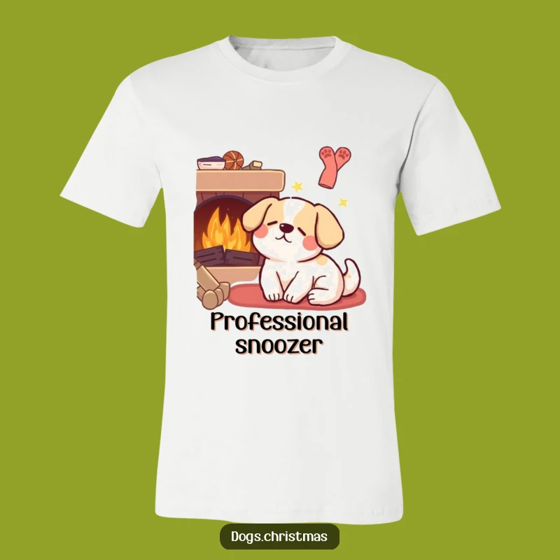 Funny Kawaii Dog Dream Tee: Cute Sleeping Pup Shirt, Perfect Comfy Gift